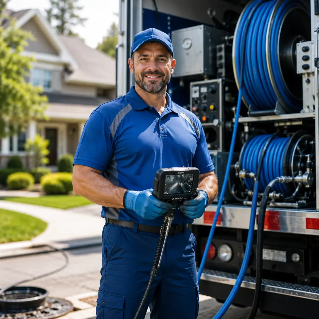 Local outdoor drain cleaning specialists in West College Corner, IN